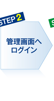 管理画面へログイン